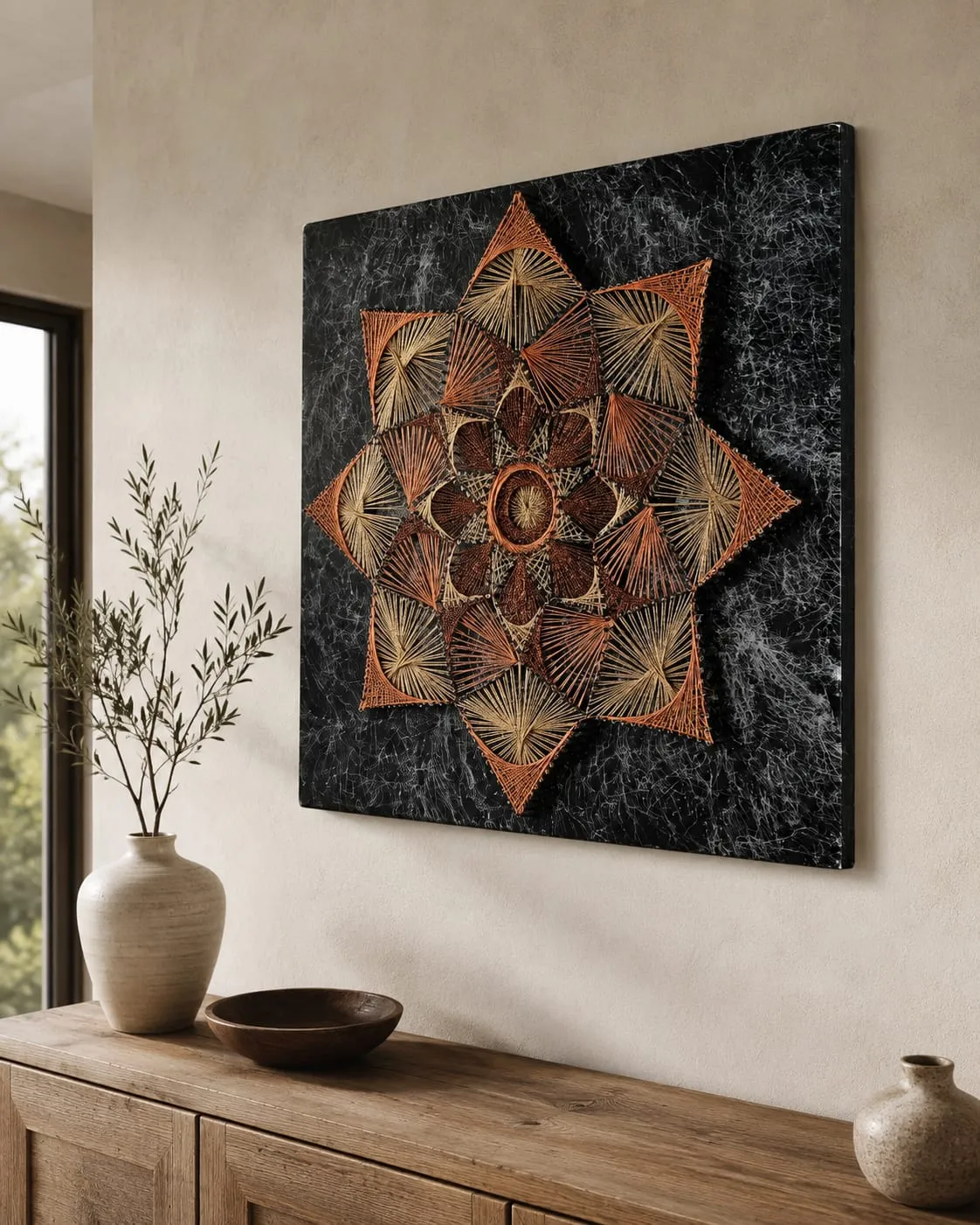 Quadro Sole Nero